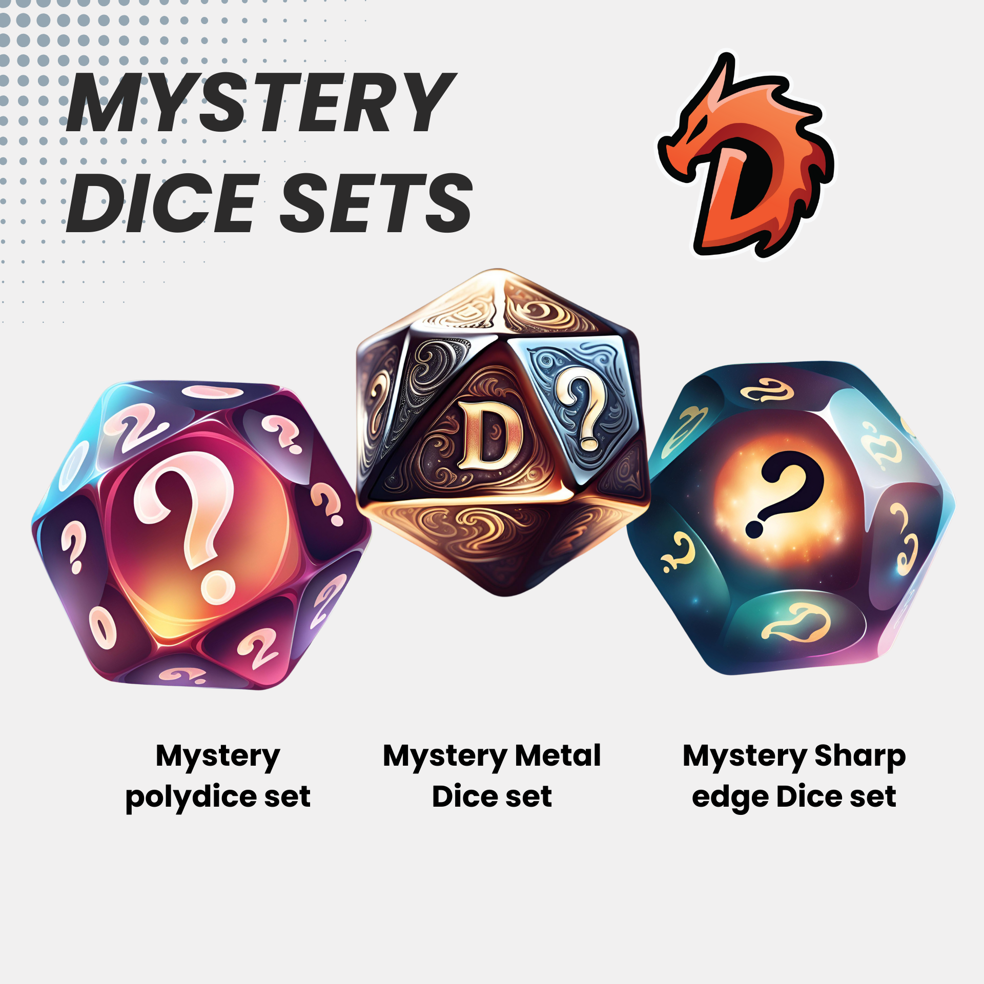 Mystery dice set