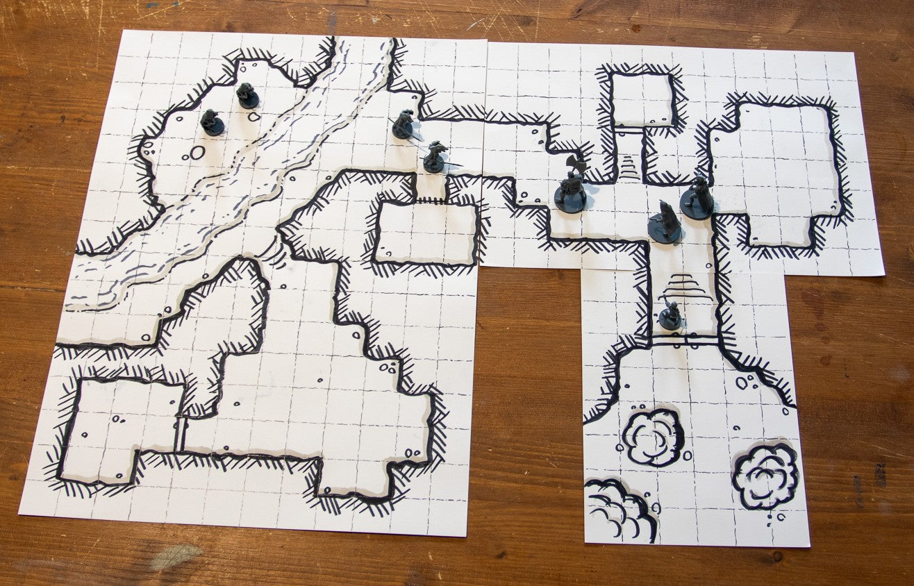 Grid Paper: Owlbear Den A4 Cacklin Slayers