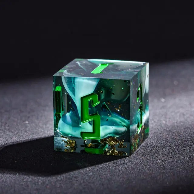 Dados de borde afilado Groen