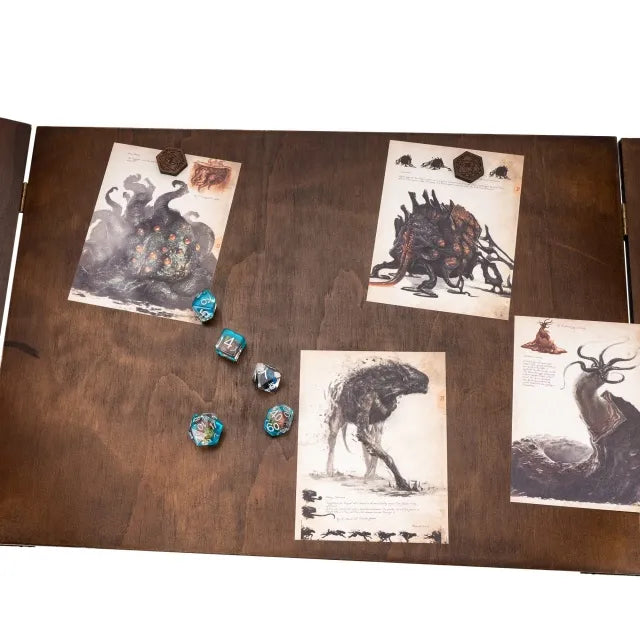 DM Screen DND 5e Dungeon Master Screen Compressed Wood Pattern
