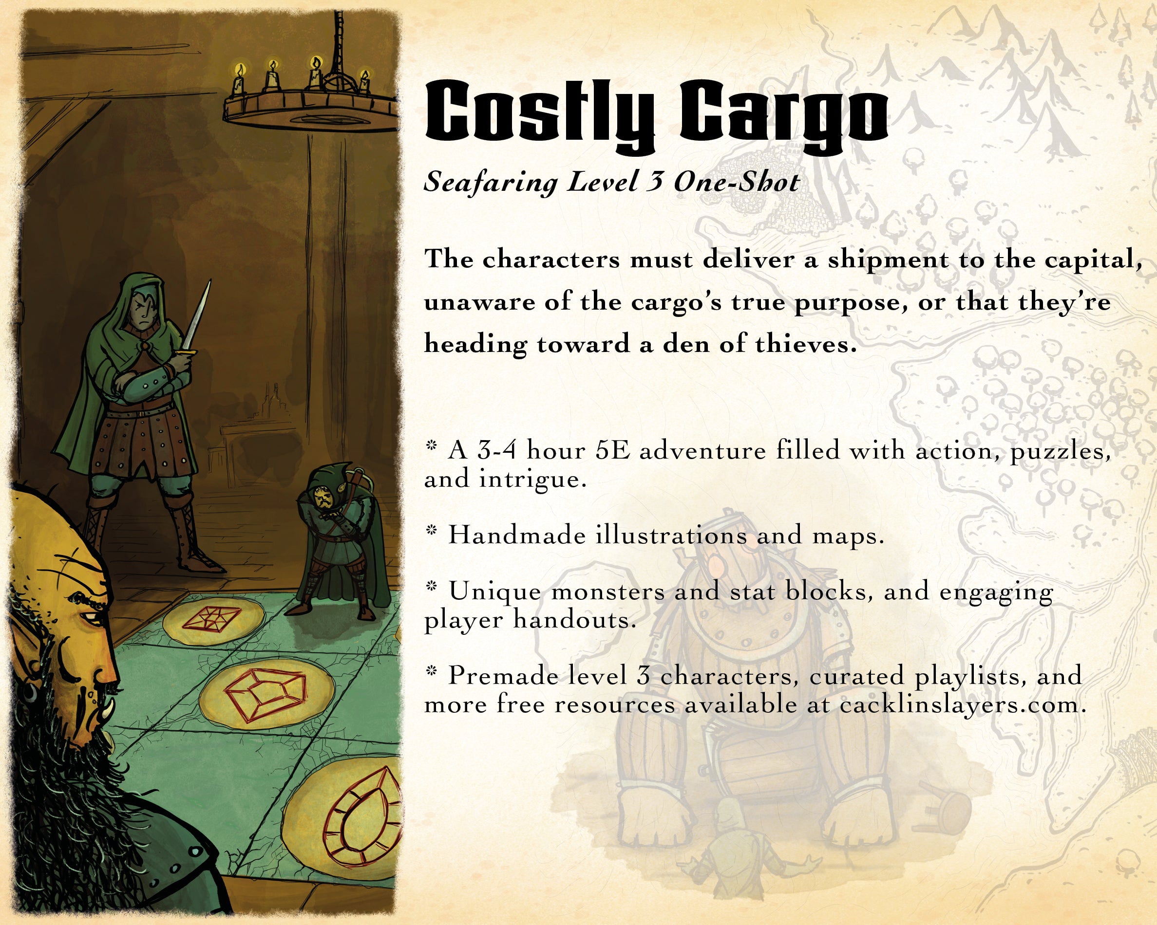 Zine shot #2 Costly Cargo Cacklin Slayers